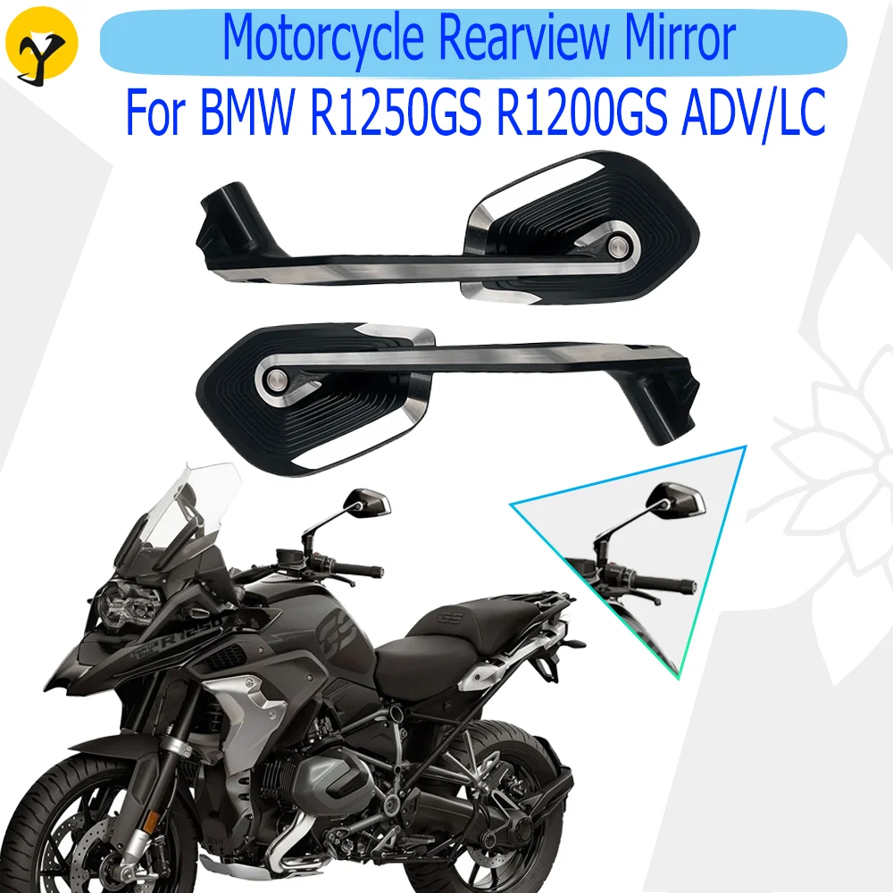 

Motorcycle Rearview Mirror For BMW R1250GS R1200GS ADV/LC Adventure Side Rear View Mirror High Definition Mirror Accessories