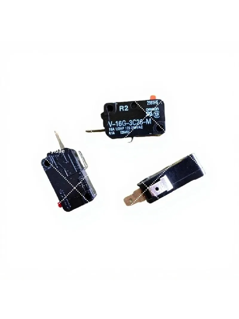 3PCS Micro Switch Replacement for Microwave Oven, Always ON 2 Pins V-16G-3C26-M V-15G-3C25 16A 250V