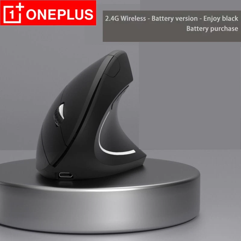 OnePlus Wireless Mouse Rechargeable Bluetooth 2.4G Wireless Silent Personalized Side Grip Ergonomic Gaming Mouse for PC Computer