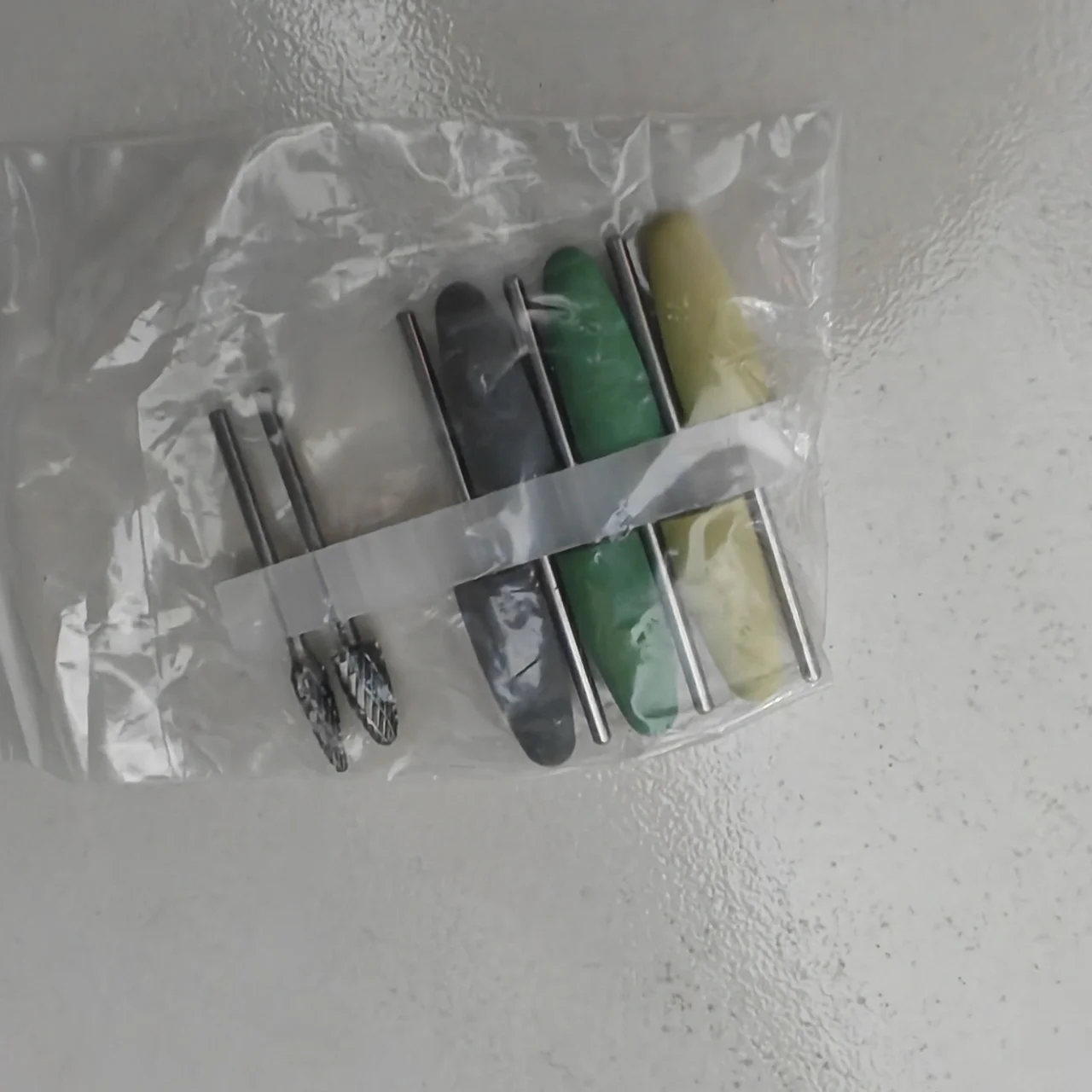 

8Pcs/Kit Dental Lab 2.35mm Shank Polishing Tungsten Carbide Cutter kit Rubber Grinding Head