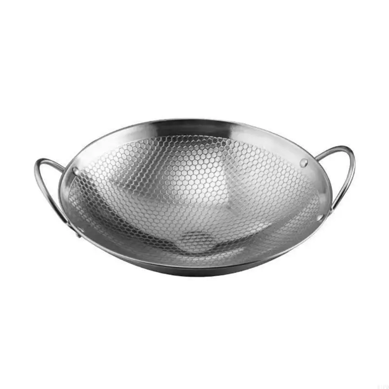 E1PD Stainless Steel Cooking Pot with Double Handle Metal Cookware Easy to Clean 2025 New Dropping