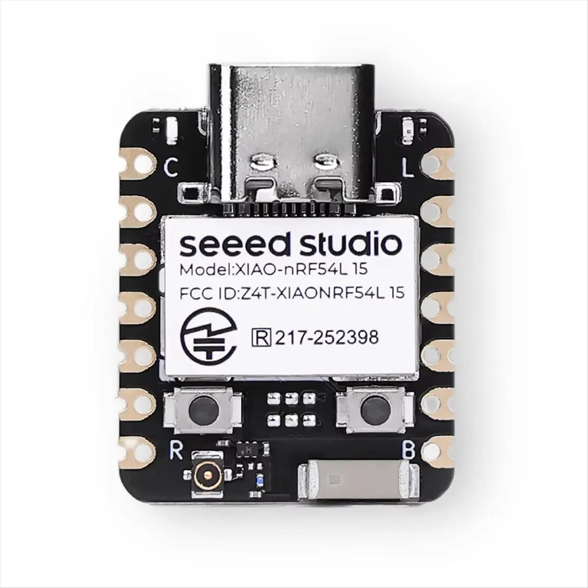 AT42  XIAO NRF54L15 Development Board 128MHz Arm -M33,BLE 6.0, Matter, Thread, Zigbee,16GPIOs,USB Type-C Interface