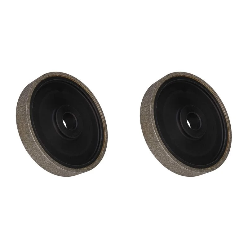 Exquisite-2X Diamond Lapidary Jewelry Grinding Wheel 6Inch X1 Inch With 1Inch Arbor Hole (For Gem Granite Glass Stone