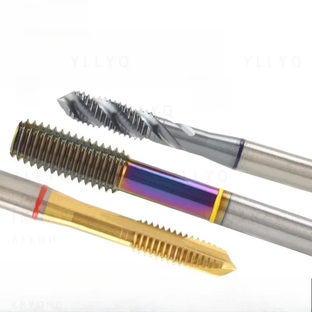HSS-CO JIS Spiral Fluted/Pointed Tap Forming/Roll Tap Yellow/Red/Blue Ring M2M2.5M3M4M5M6M8M10M12 Machine Screw ThreadTap