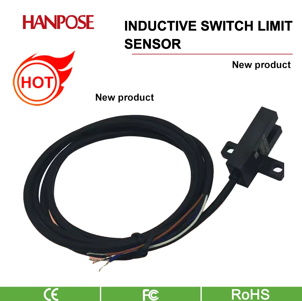 

2PCS Photoelectric sensor EE-SX672-WR U-shaped slot photoelectric switch, inductive switch limit sensor NPN normally