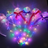 Flashing Lights Up Glow Sticks Magic Star Wand Party Concert Xmas Halloween Kids Gift Toy Glowing Fairy Pentagram Flash Stick