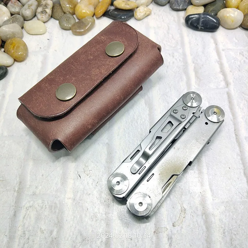 Multifunctionl ETC Tool Pliers Holster Waist Bag Military Knife Belt Pack  Leather Sheath Portable Universal customized  MT