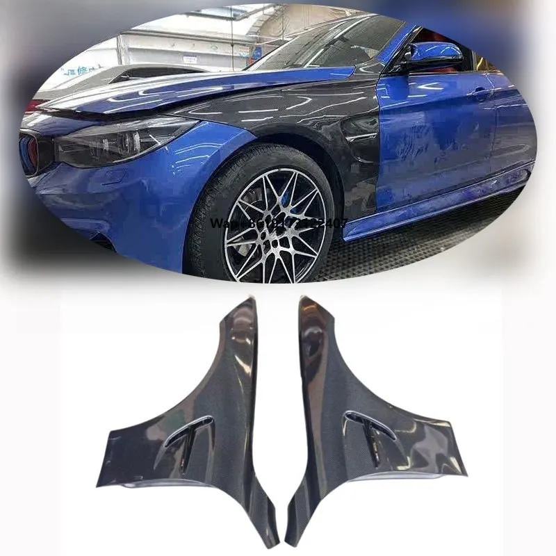 

Carbon Fiber Fender Flare for F82 / F83 2014-2020 M4 Coupe Real Carbon Fiber Fender Vent Trim Replacement Set