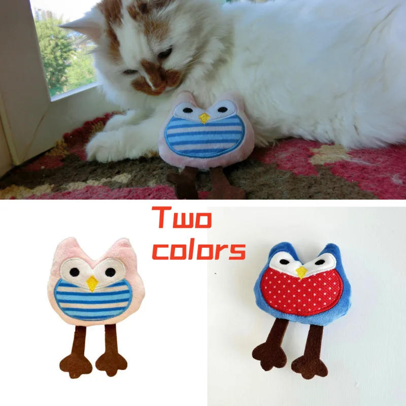 Cat toy articles [owl] doll self-explanatory Stuffy artifact grinds teeth and claws