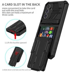 Dla Samsung Galaxy A54 5G Etui Shockproof Armor Kickstand Back Cover Dla Samsung A54 A 54 GalaxyA54 SM-A546 Z Gniazdem Na Karty Etui