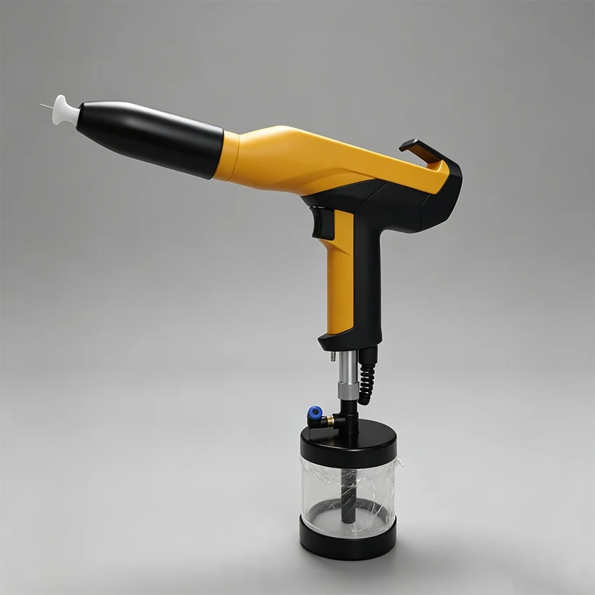 

110V/220V Digital Electrostatic Powder Coating Machine With Manual Powder Coating Spray Gun