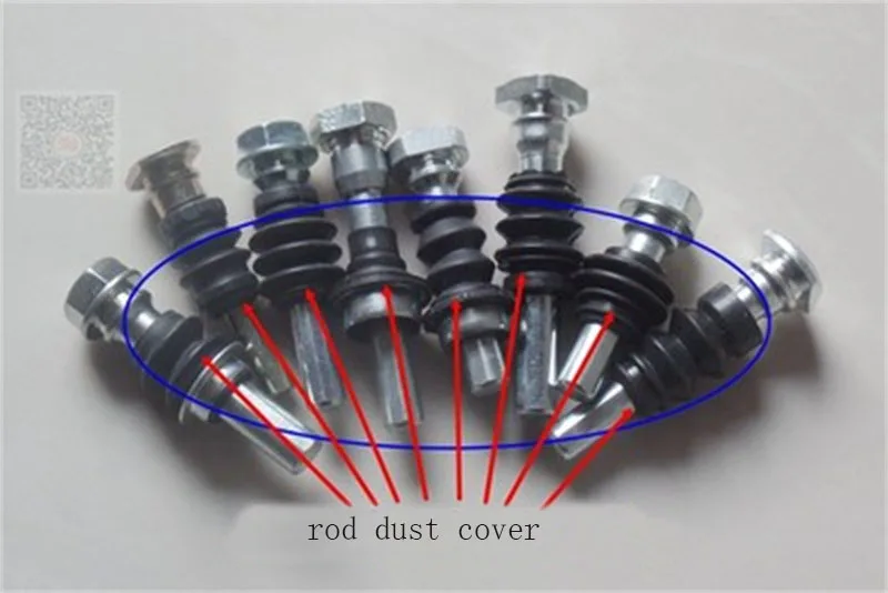 Brake Wheel Cylinder Dust Cover Caliper Piston Screw Rod Pin Buffer Rubber for Nissan versa 2015