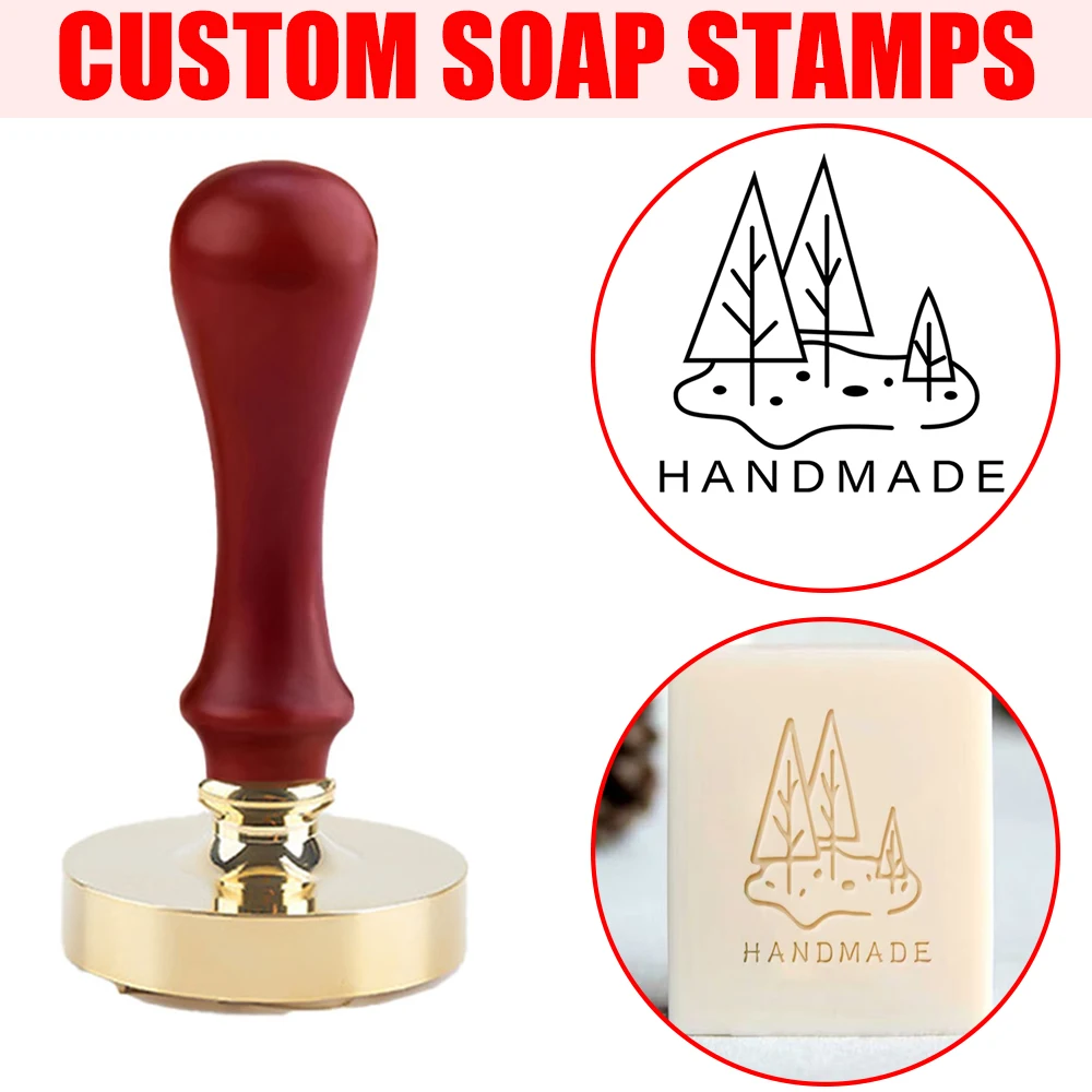 

Personalized Soap Stamp Custom Pottery Stamps for Clay Your Own Logo Design Ice Stamp HandCrafter Potters Lovers Gift 2025