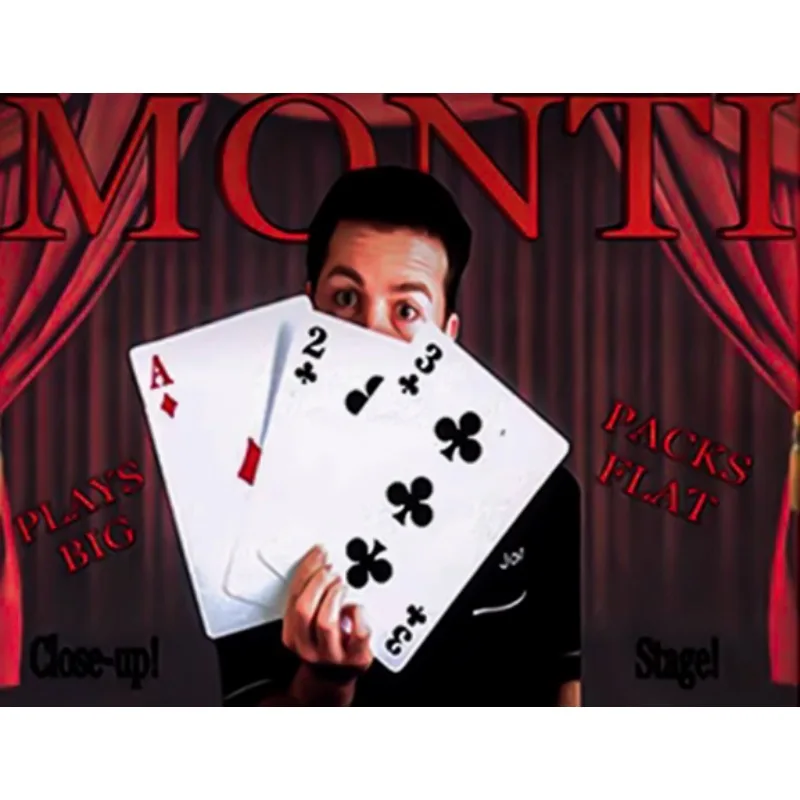 stage-magic-tricks-joe-monti's-3-card-joe-x-large-cards-11x16-on-heavy-card-stock-415-28cm-comedy-professional-magician