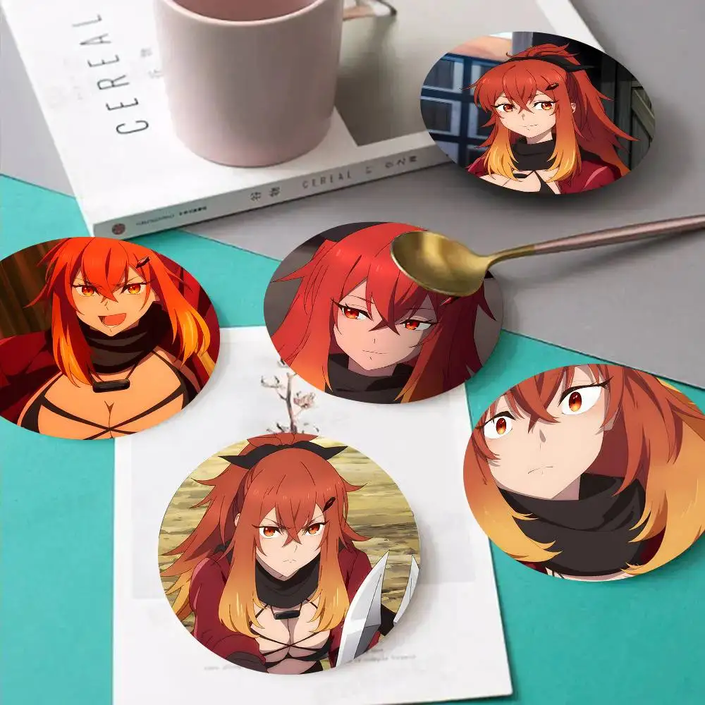 1pc Surena Lysandra Anime characters Wooden Coaster Colour Printing Cup Mat Home Desk Decoration Gifts