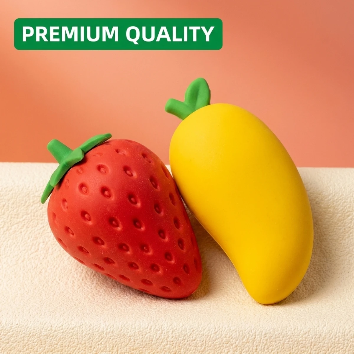 Fruit Eraser Set – Mango, Strawberry, Carrot & More! Soft, Dust-Free, Long-Lasting, Perfect Gift