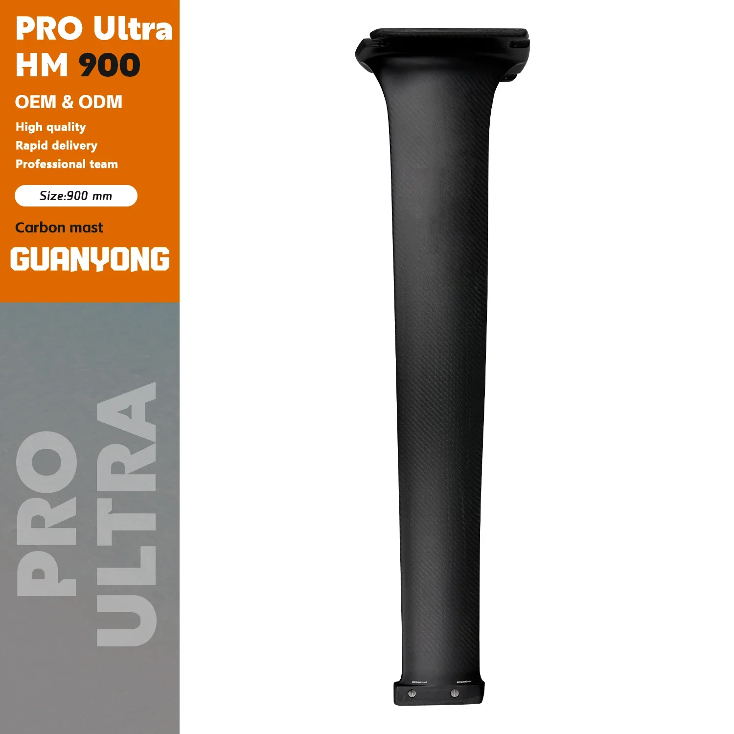 Ultra PRO High Modulus 900mm Carbon Mast Premium Durable Black  Mast for Wing ing Surf SUP Riders
