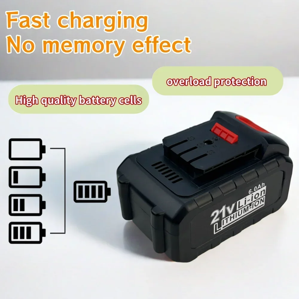 بطارية قابلة للشحن 21 فولت ل Dayi منشار كهربائي زاوية طاحونة بطارية ليثيوم أداة مفتاح الربط الكهربائية 3000 مللي أمبير/6000 مللي أمبير/9000 مللي أمبير #3