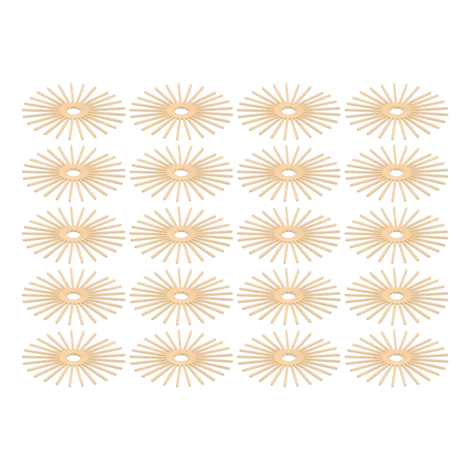 

20 Pcs Sunflower Pendant DIY Jewelry Making Supplies Unique Charms Necklace Bracelet Ear Clip Accessories Durable Materials