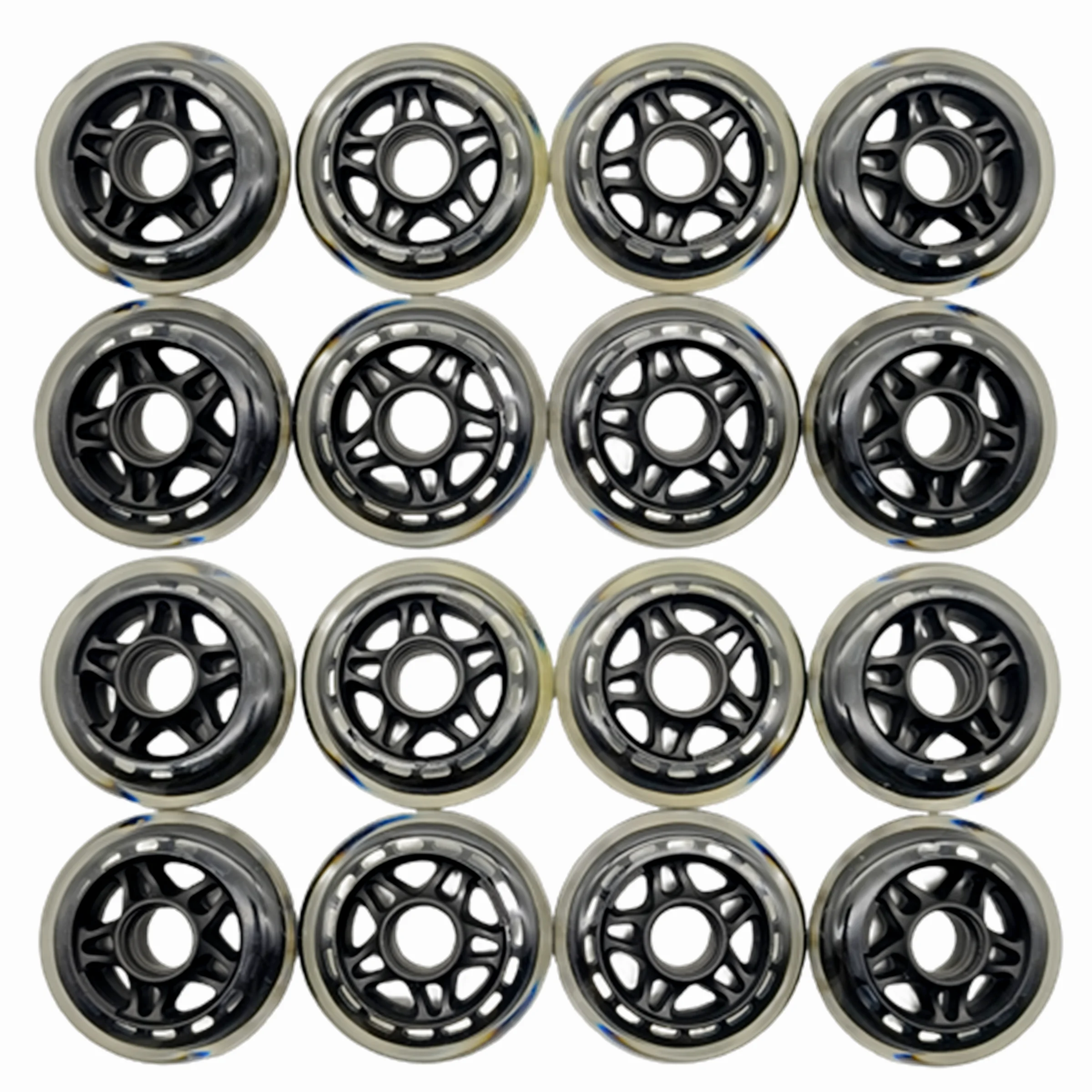 transparent-skate-wheel-black-roller-wheels-skating-wheel-80mm-80a-16wheels-lot-transparent-wheel