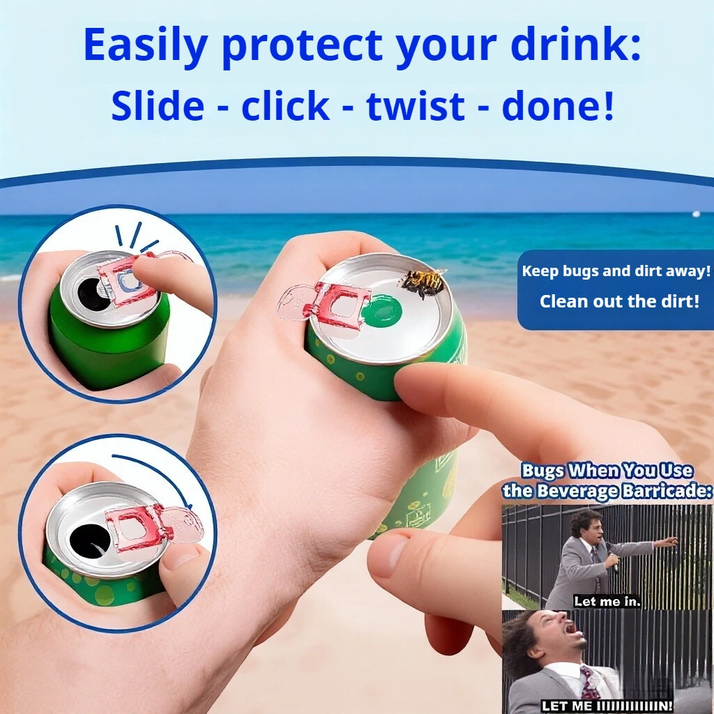 Plastic Easy Can Opener, Transparent or Solid Color Soda Beer Lid Gripper, Kitchen Tool for Beverage Cans, Protects Your Nails