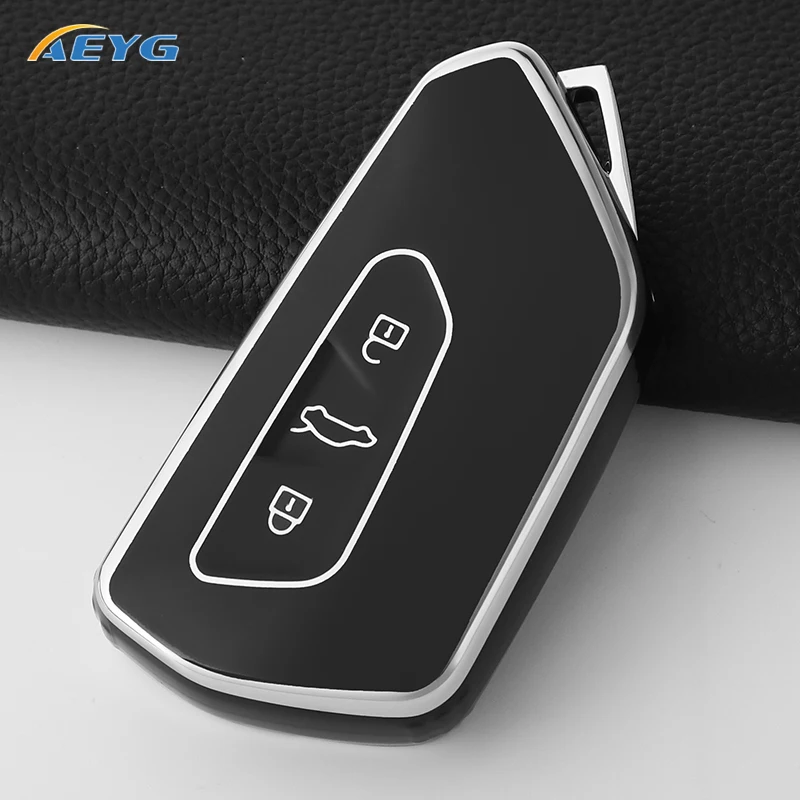 TPU Auto Remote Key Case Abdeckung für für Volkswagen VW Golf 8 mk8 gti gtd r id.3 id.4 2020 Cupra Auto Innendekoration