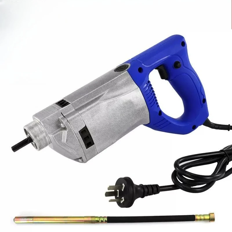 Portable Concrete Vibrator with Engine | Electric Handheld Vibrator for Construction & Cement Work