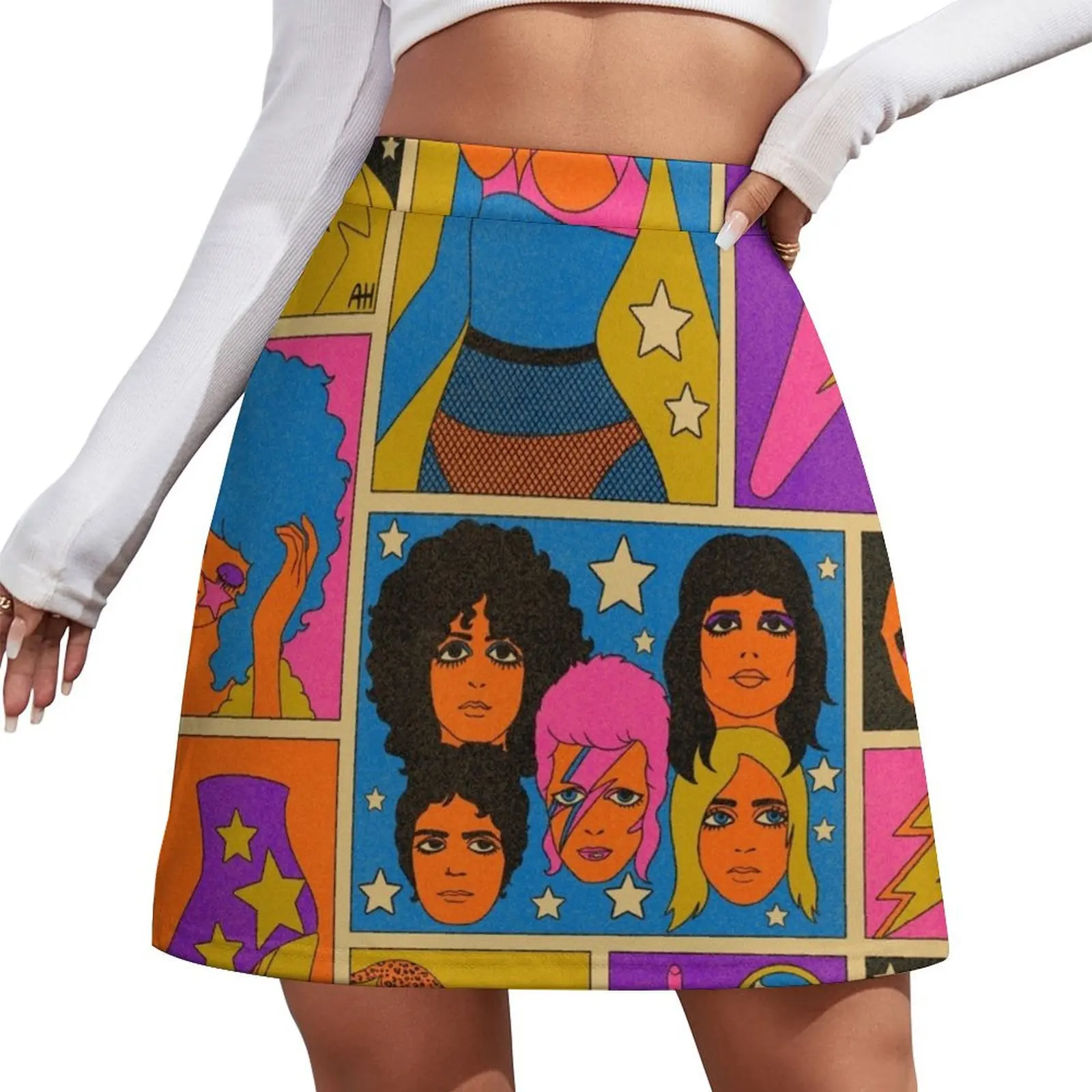 

Glam rock mood Mini Skirt modest skirts for women Skirt shorts Women skirt Mini