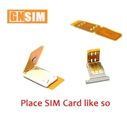 GN SIM 스마트 카드, 프로그래밍 가능한 빈 SIM 편집 카드, 4G LTE WCDMA GSM IOS 15, 아이폰 6s 7 8 X XS XR 11 12 13 프로