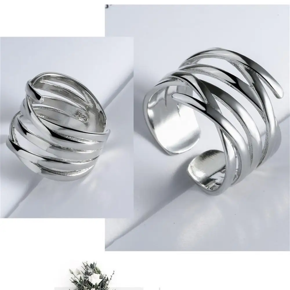 10~50PCS Sterling Silver Ring Perfect Stylish Design High-quality Materials Best Seller Timeless Accessories Must-have Ring