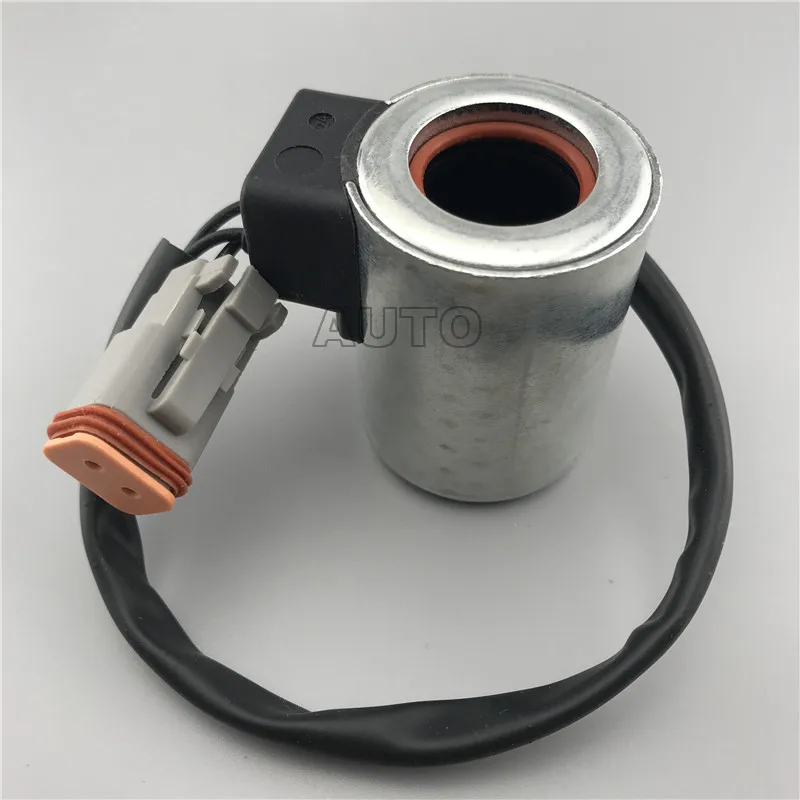 Excavator accessories XCMG XE80/135/150/200/215/230 Pilot safety lock solenoid coil inner diameter 19mm height 50mm 25W