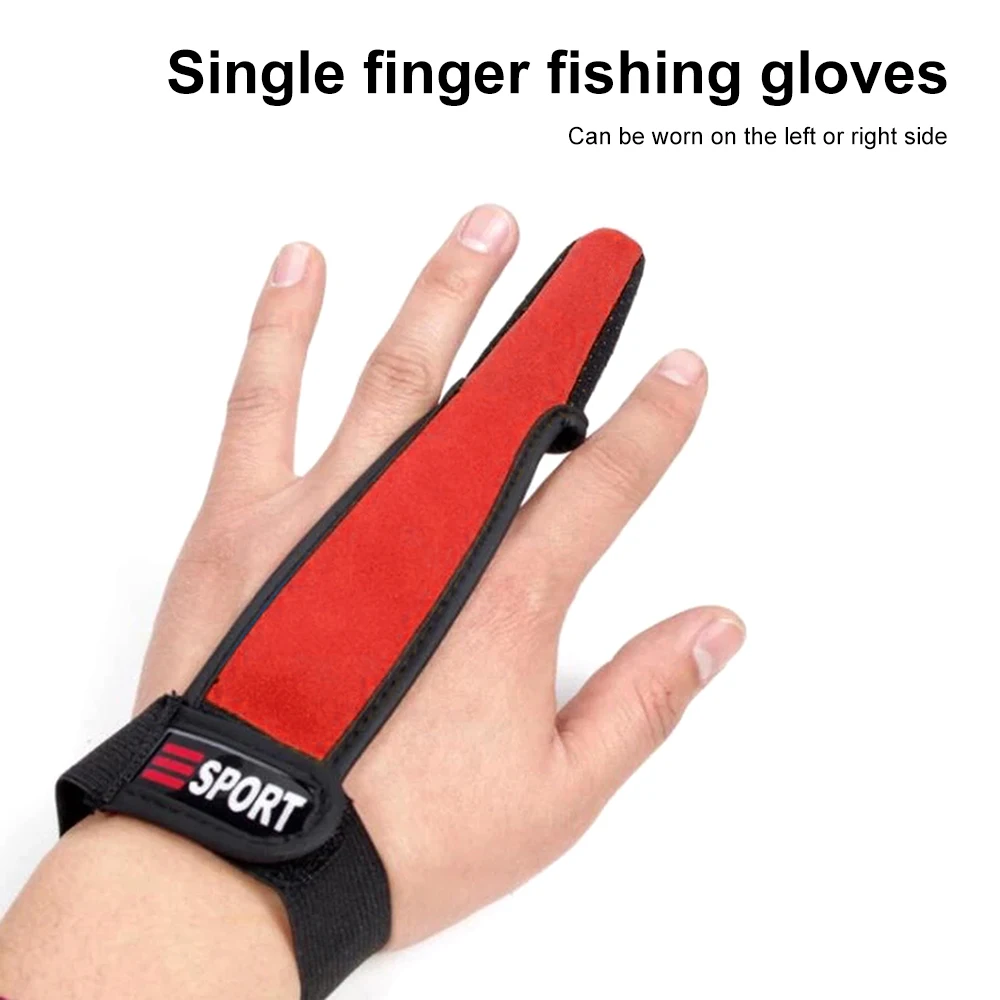 Fishermen Fishing Gloves Breathable Anti-Slip One Finger Gloves Outdoor Single Finger Protector Fishing Gloves