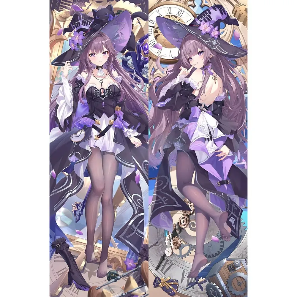 Game Honkai Impact 3 Herta Fullbody Dakimakura Cover Hugging Cosplay Props Double-Sided Printed Pillowcase Otaku Cushion Covers