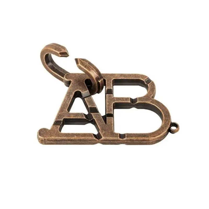 Intelligence Metal ABC Puzzle Brain Teaser Game