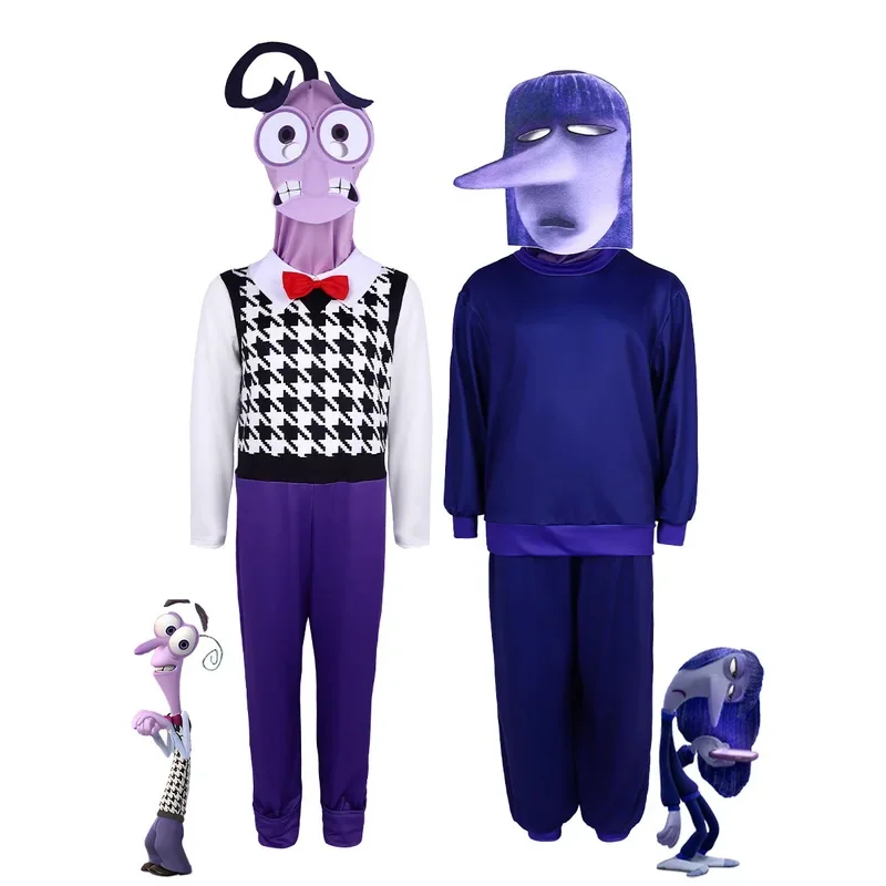 인사이드 아웃2 레레 코스프레 의상 할로윈 무대 공연 의상 마인드 에이전트 팀