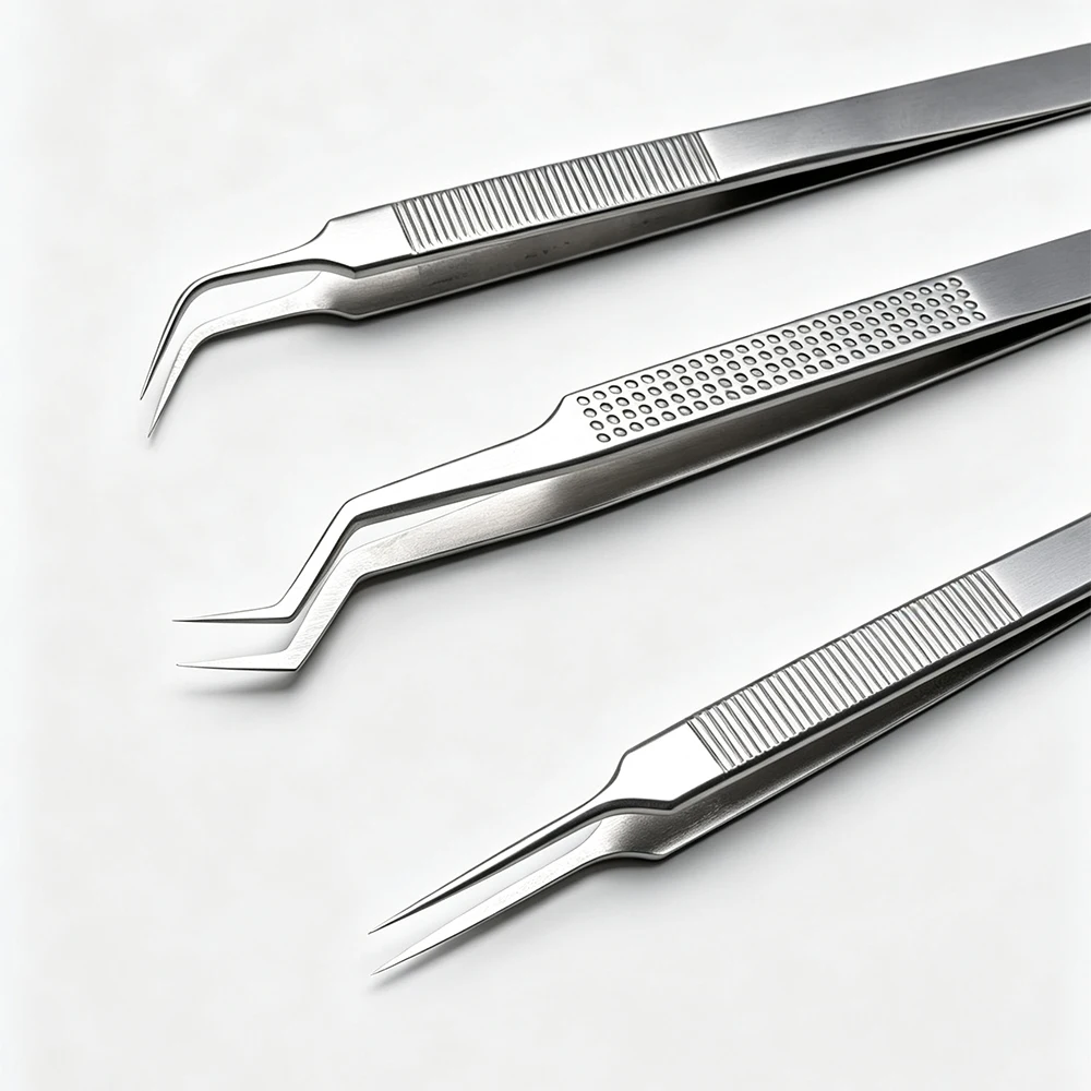 LEFAVOR Precision Tweezers Tin Positioning Tweezers for Precise Clamping of Tin Wire Non-Slip and Wear-Resistant Made of Steel