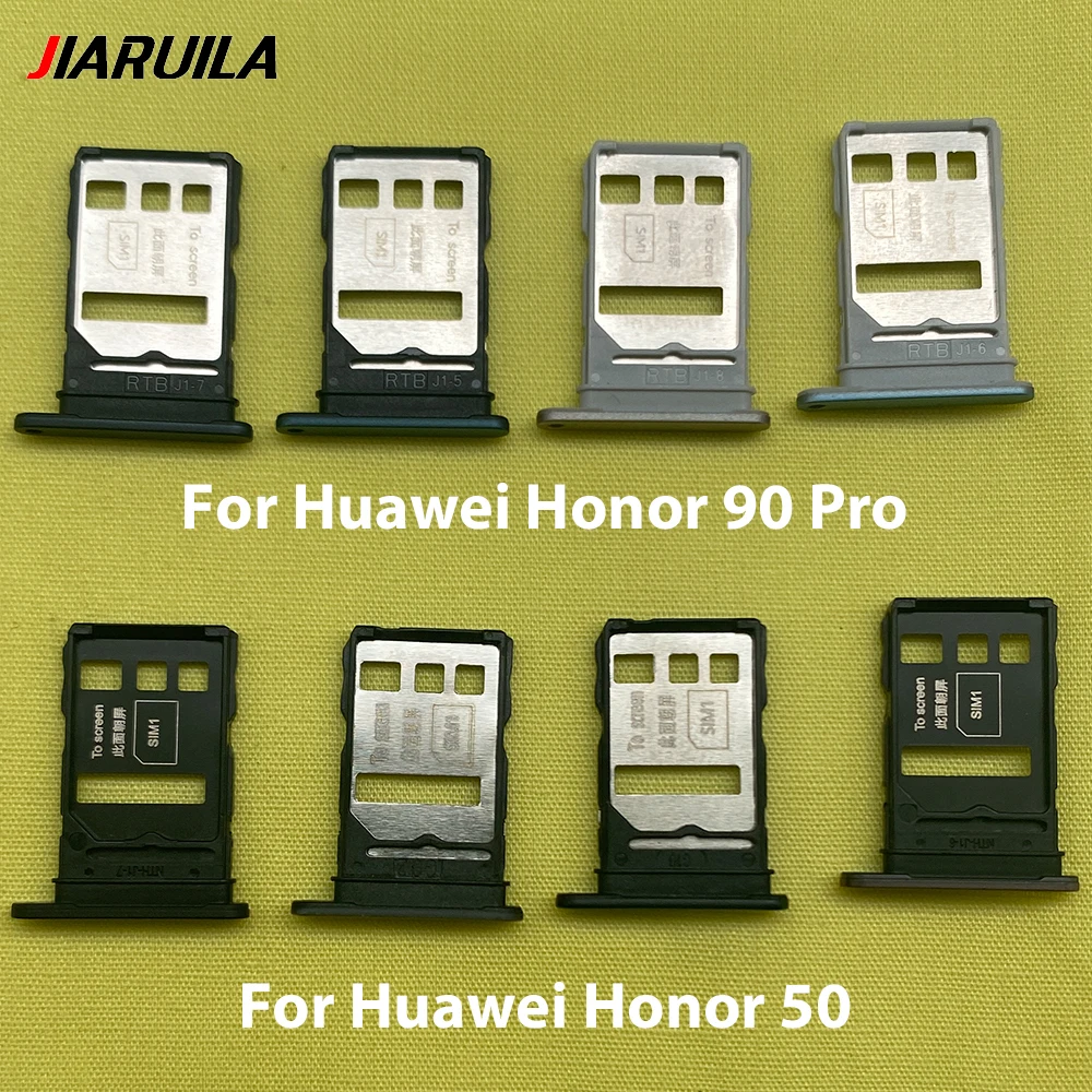 

10 шт. держатель SIM-карты для Huawei Honor 90 Lite 5G 90 Pro 50, адаптер для телефона с двумя картами, запасные части для ящика