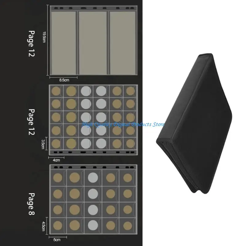 

U2JE Top Numismatic Solution Has 3 Sized Compartments And Tarnish Prevention Feature