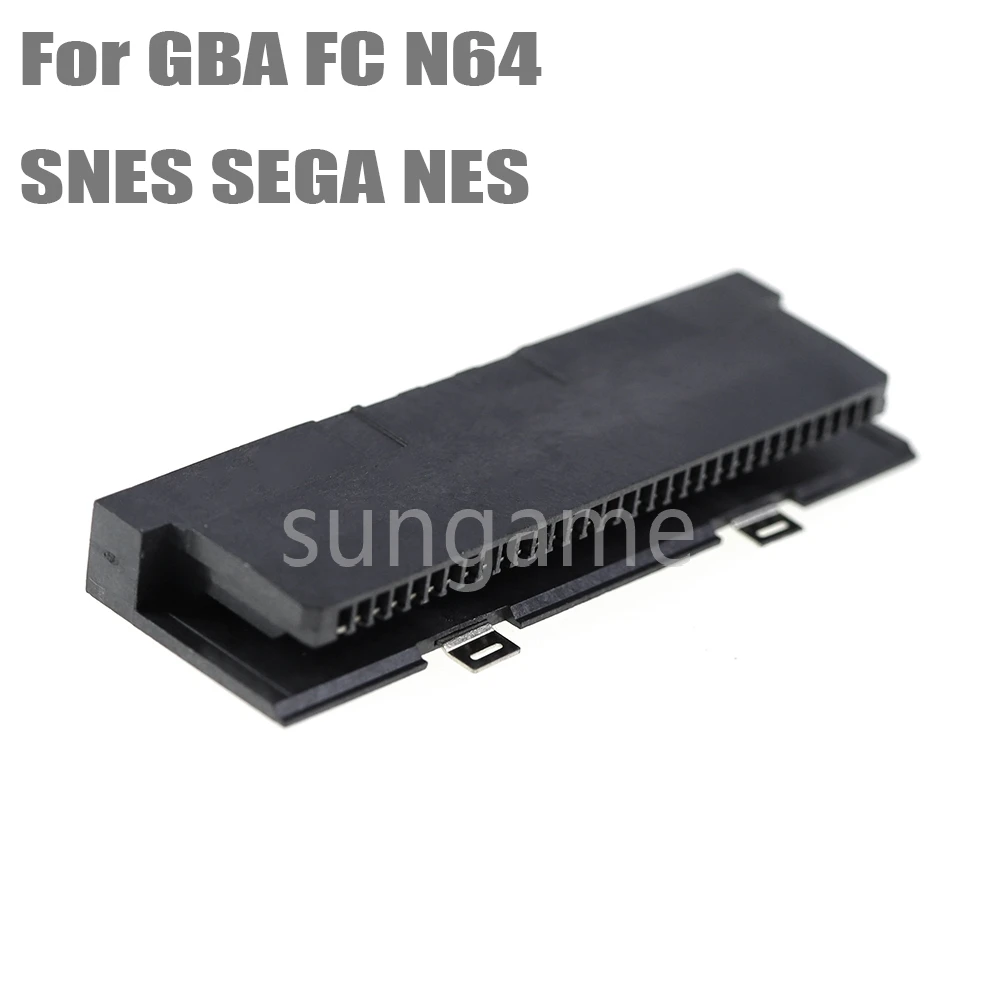 1pc High Quaity Game Cartridge Card Slot Connector Adapter Reader for GBA N64 SEGA Famicom FC NES SNES Console