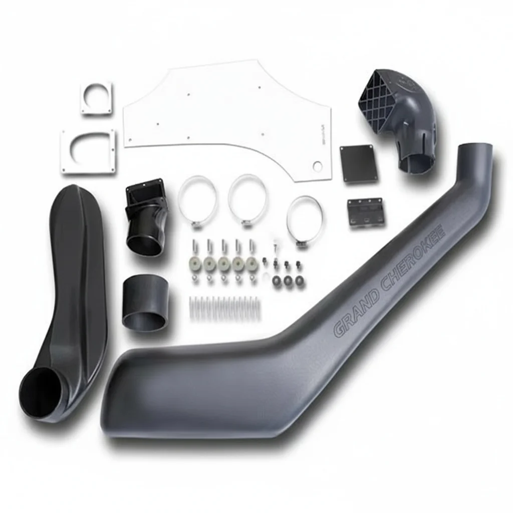 

Snorkel Kit, LLDPE Engine Protection Snorkel for JEEP Grand CherokeeZJ1991-1999, 4x4Off-Road Exterior Accessories, Intake System