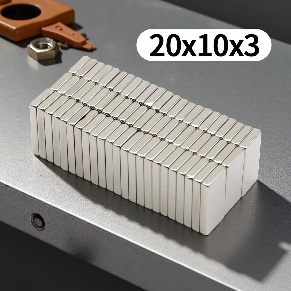 20X10X3MM imans Block Refrigerator magnets for Office Whiteboard Suitable Tools Home Workplace, Etc 20*10*3