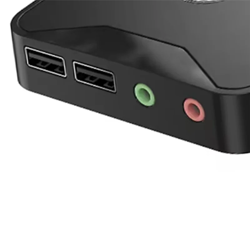 

Highly Recommended-USB2.0HUB Extension Switch With Audio KG-02 Desktop Mobile Switch Desktop Computer Switch