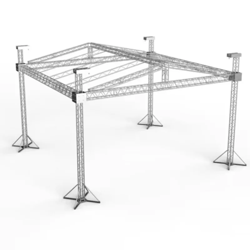 【Direct Factory Sale】10x8x7m Fashion Truss Lift Roof Truss Systems For Concert Show For Event