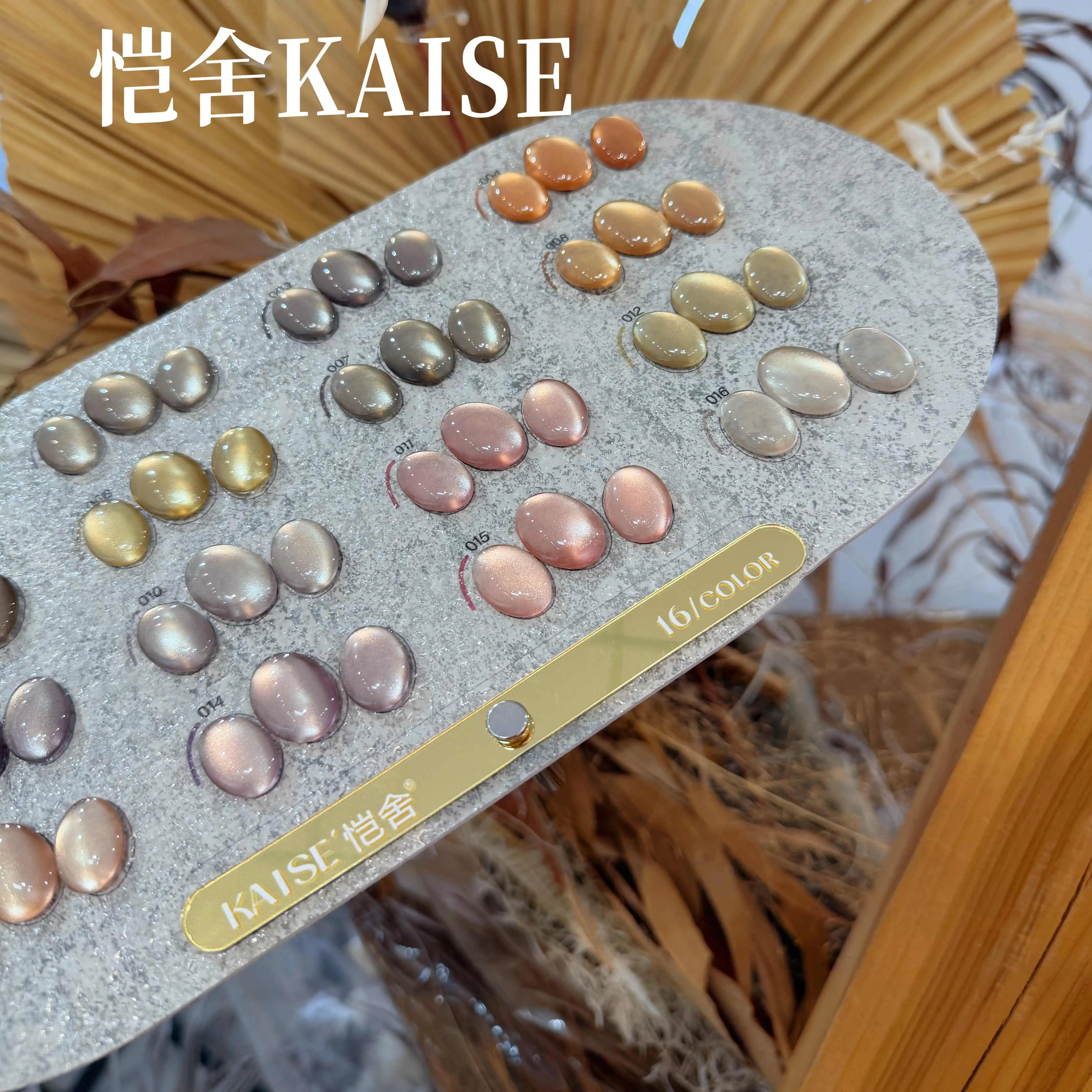 KAISE 16 Colors Moonlight Cat Eye Nail Gel Set 2025 New Hot Sale Fashion HEMA-Free TPO-Free Non-toxic UV Gel for Salon Wholesale - view 3