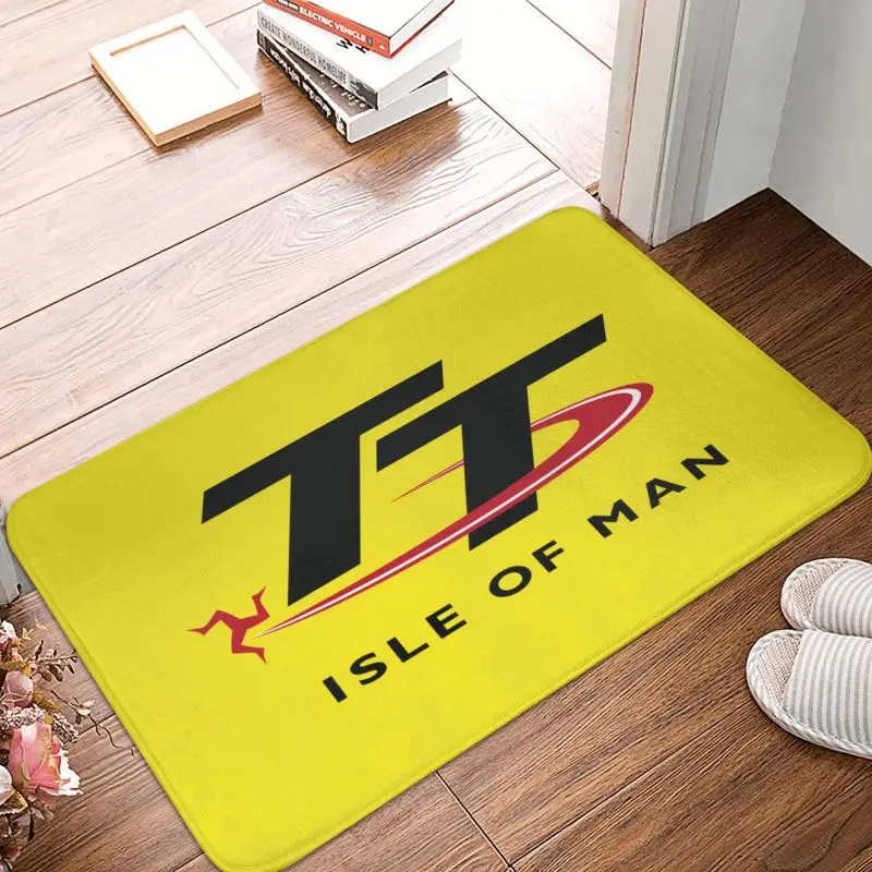

Коврик для двери Isle Of Man TT Races на заказ, нескользящий коврик для кухни и ванной комнаты, коврик для спальни, балкона, двери, пола, входной ковер, ковер
