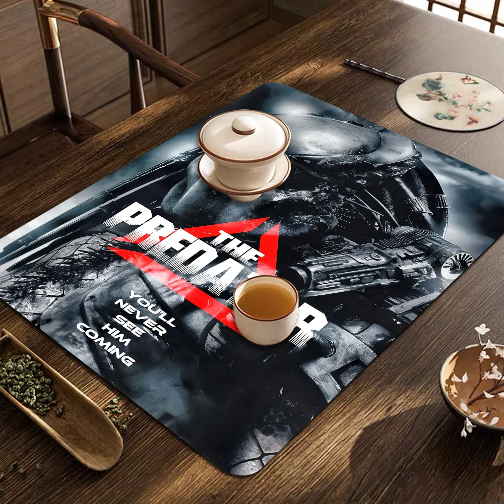 

The Predator New Super Absorbent Coffee Dish Kitchen Absorbent Draining Mat Drying Mat Quick Dry Bathroom Placemat