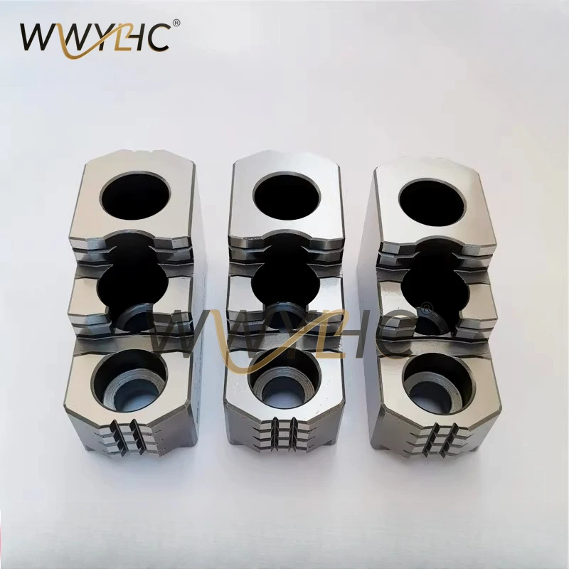 3 Jaw Hydraulic Chuck Hard Step Claws 5  6 Inch High Precision for CNC Lathe Machine