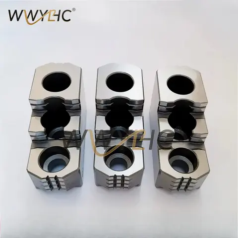 고정밀 표준 5 6 8 10 12 인치 유압 하드 클로우 삼발이 척 강력한 스텝 클로우 CNC 선반 기계용