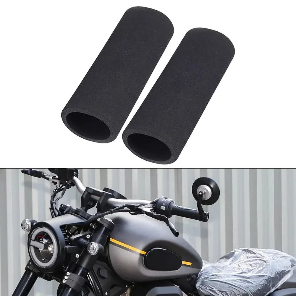 2pcs Motorcycle Handlebar Cover Handlebar Protector Motorcycle Cuffs Cover Handle Grips Cover Accessories For 1.25-1.45in Grips