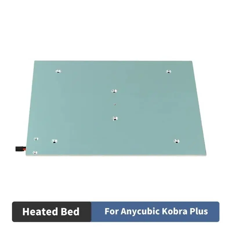 To 3D Printer Accessory Ultrabase Heated Bed Platform Heat Bed 4 Clips Compatible For Kobra Max/Kobra Plus/Kobra